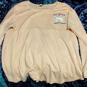 A pink southern shirt and